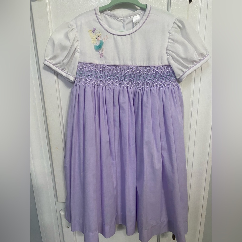 Lavender and White Ballerina dress
